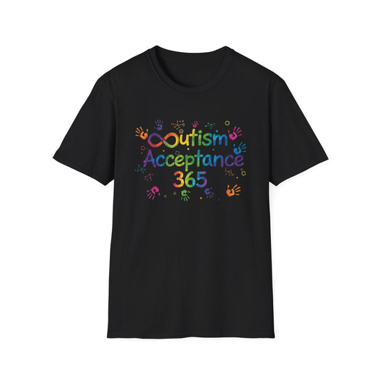 "Autism Acceptance 365" Adult T-Shirt