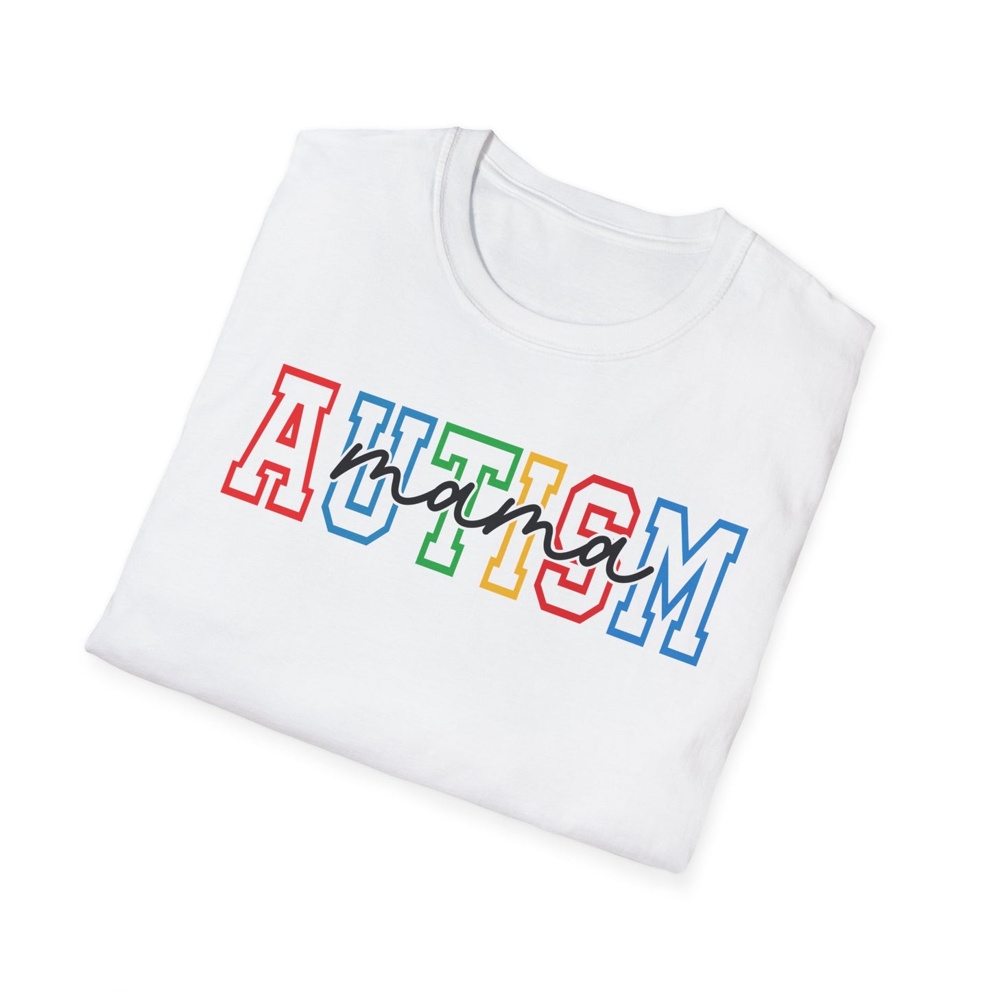 "AUTISM MAMA" Adult T Shirt