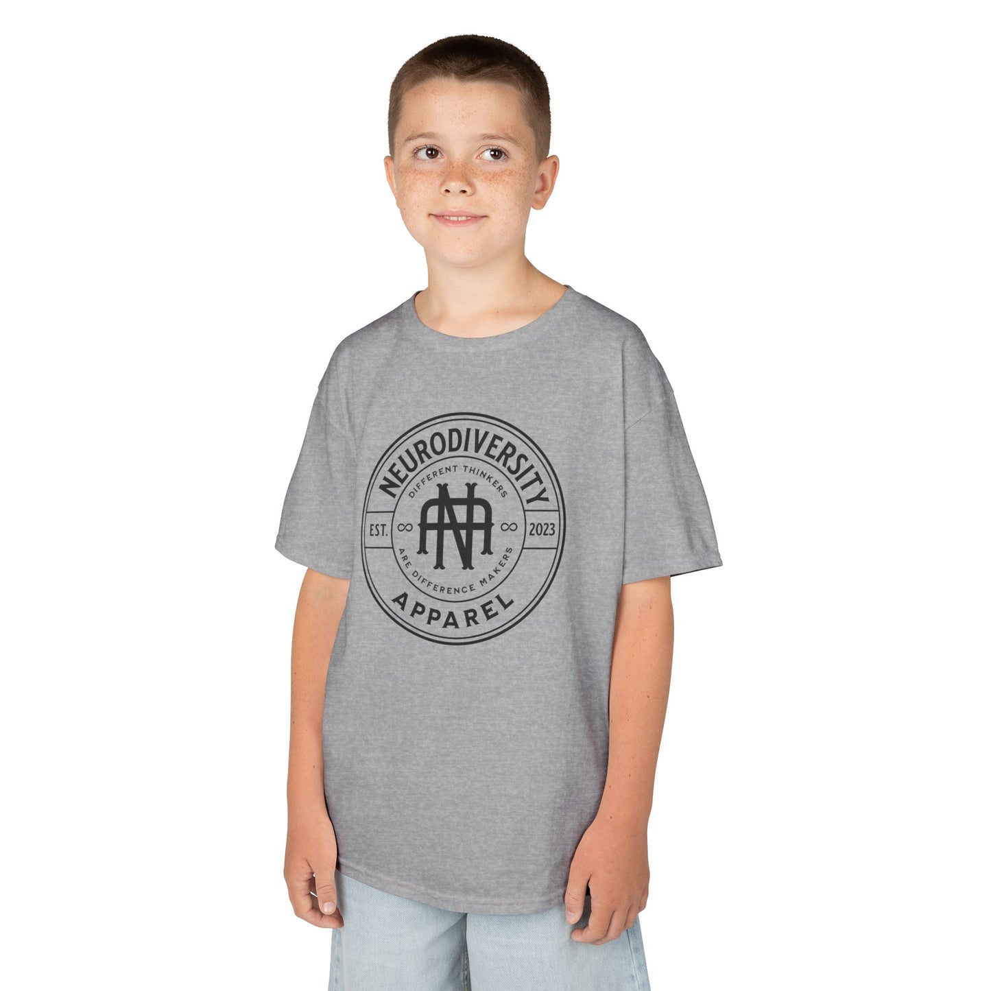 “NEURODIVERSITY APPAREL BADGE” Youth Tee