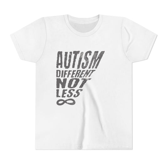 "Autism Different Not Less" Youth T Shirt