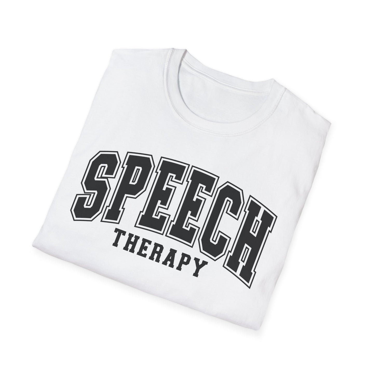 "Speech Therapy University Print" Adult T-Shirt