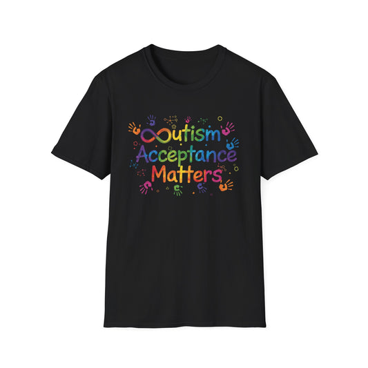 "Autism Acceptance Matters" Adult T-Shirt