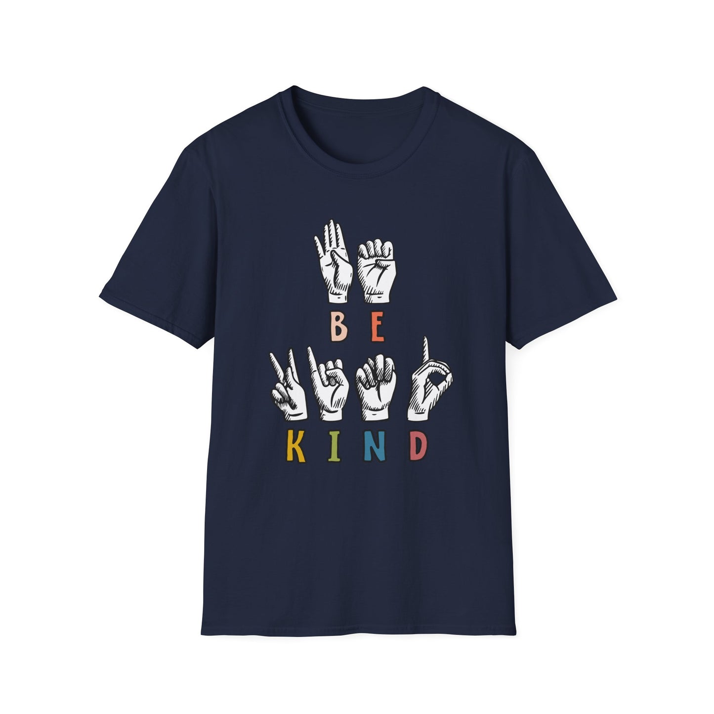 "Be Kind" Sign Language Adult T Shirt