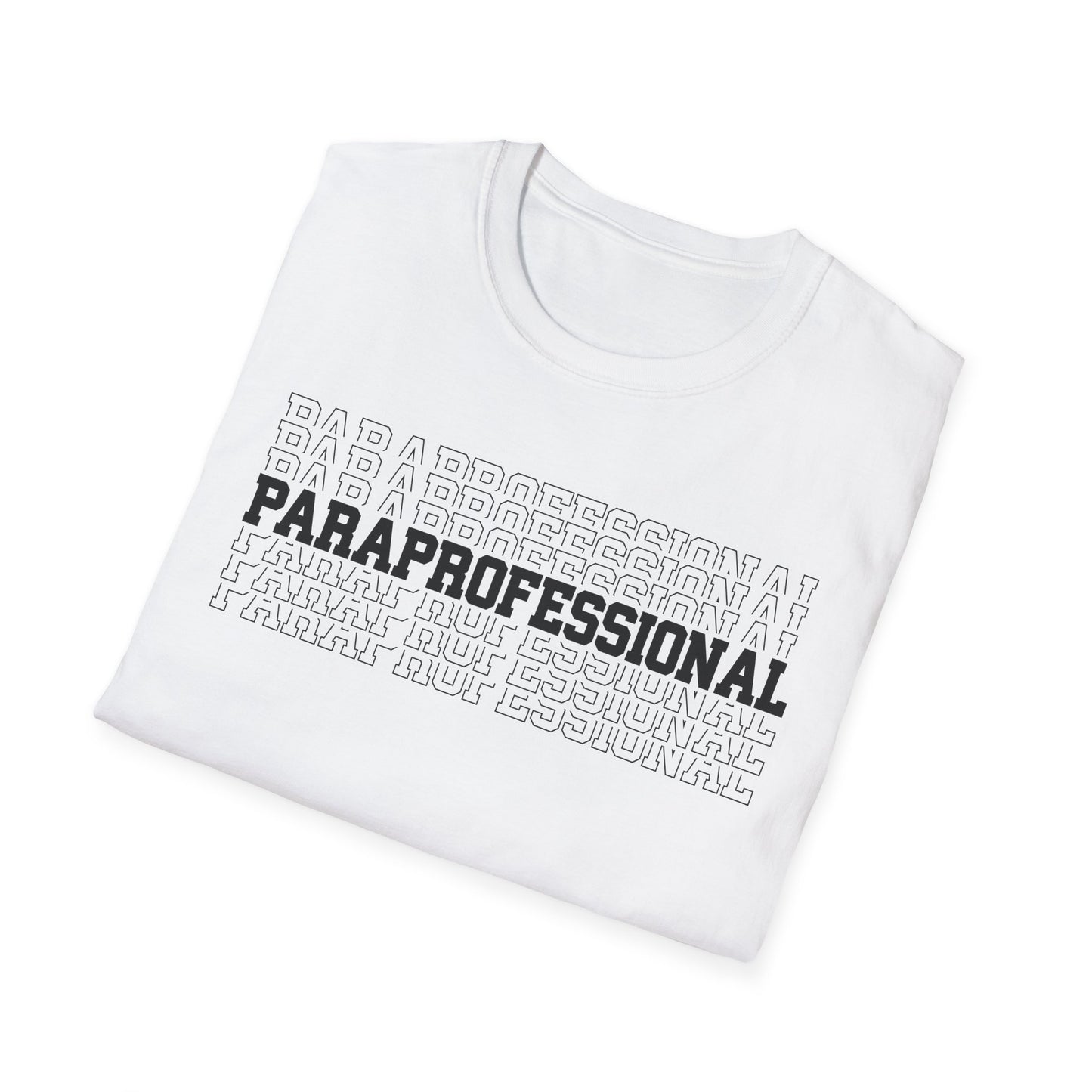 "PARAPROFESSIONAL ECHO" Adult T-Shirt