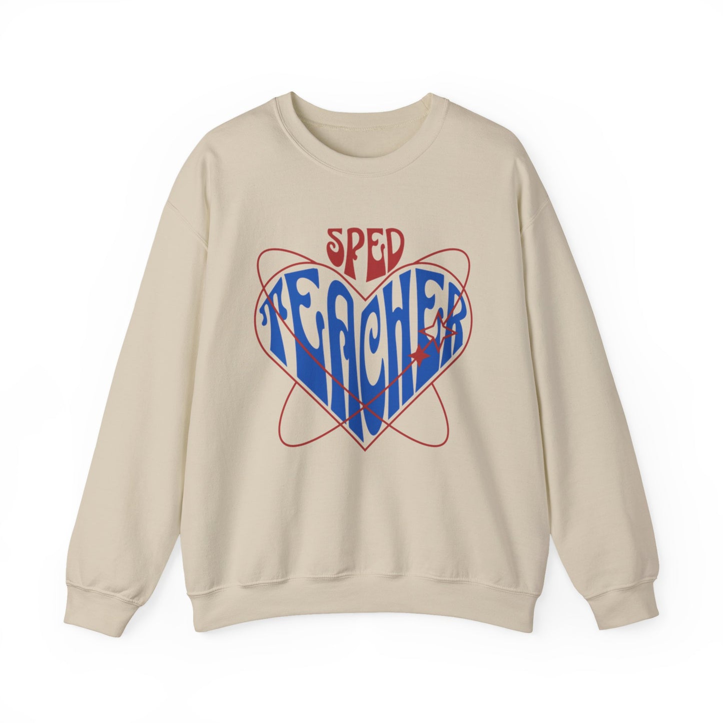 "SPED TEACHER HEART" Crewneck