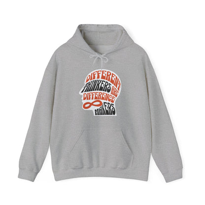 “Different Thinkers Are Difference Makers”  Adult Hoodie
