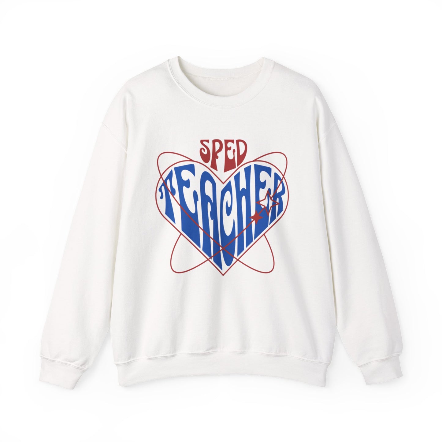 "SPED TEACHER HEART" Crewneck