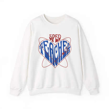 "SPED TEACHER HEART" Crewneck