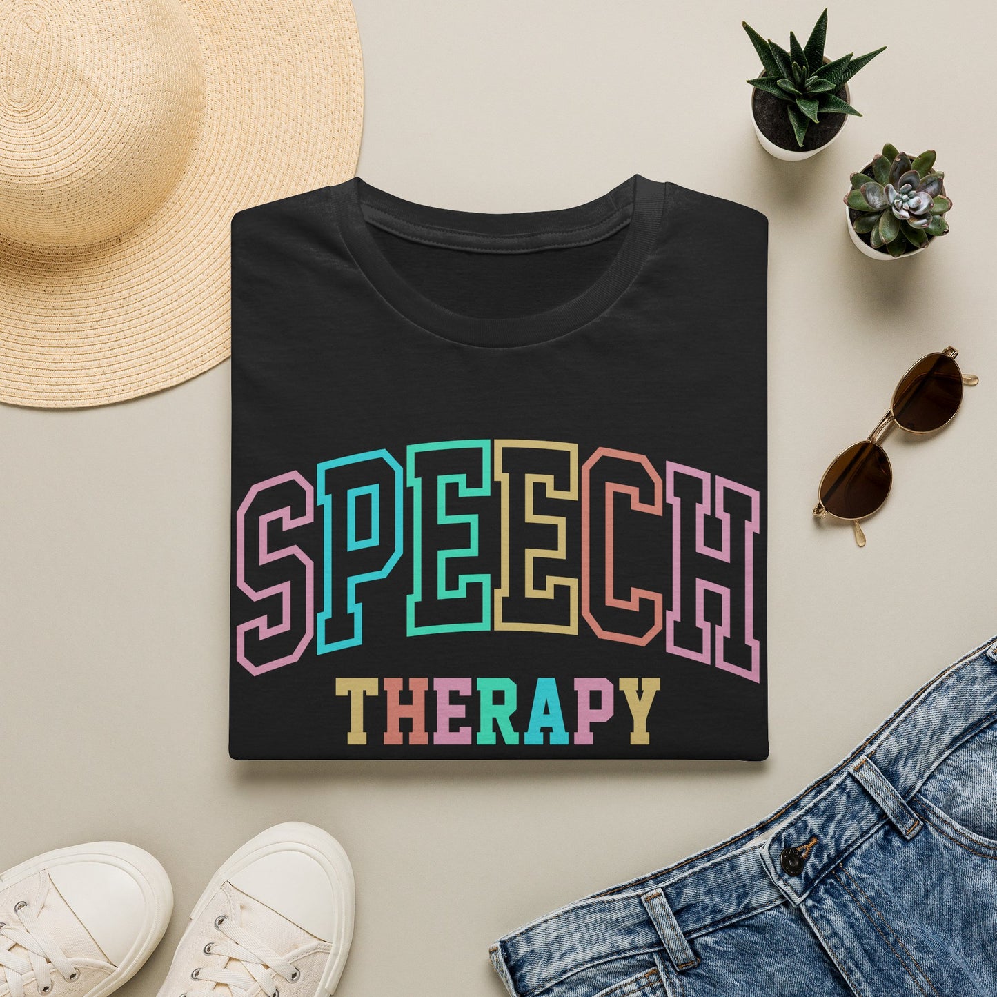 SPEECH THERAPY PASTEL ADULT T-SHIRT