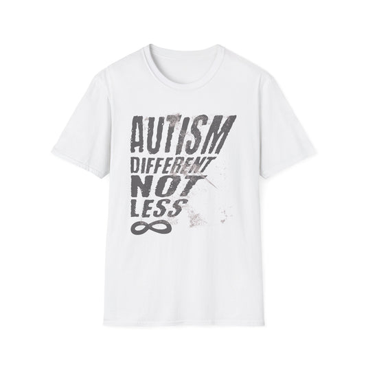 "Autism Different Not Less" Adult T Shirt