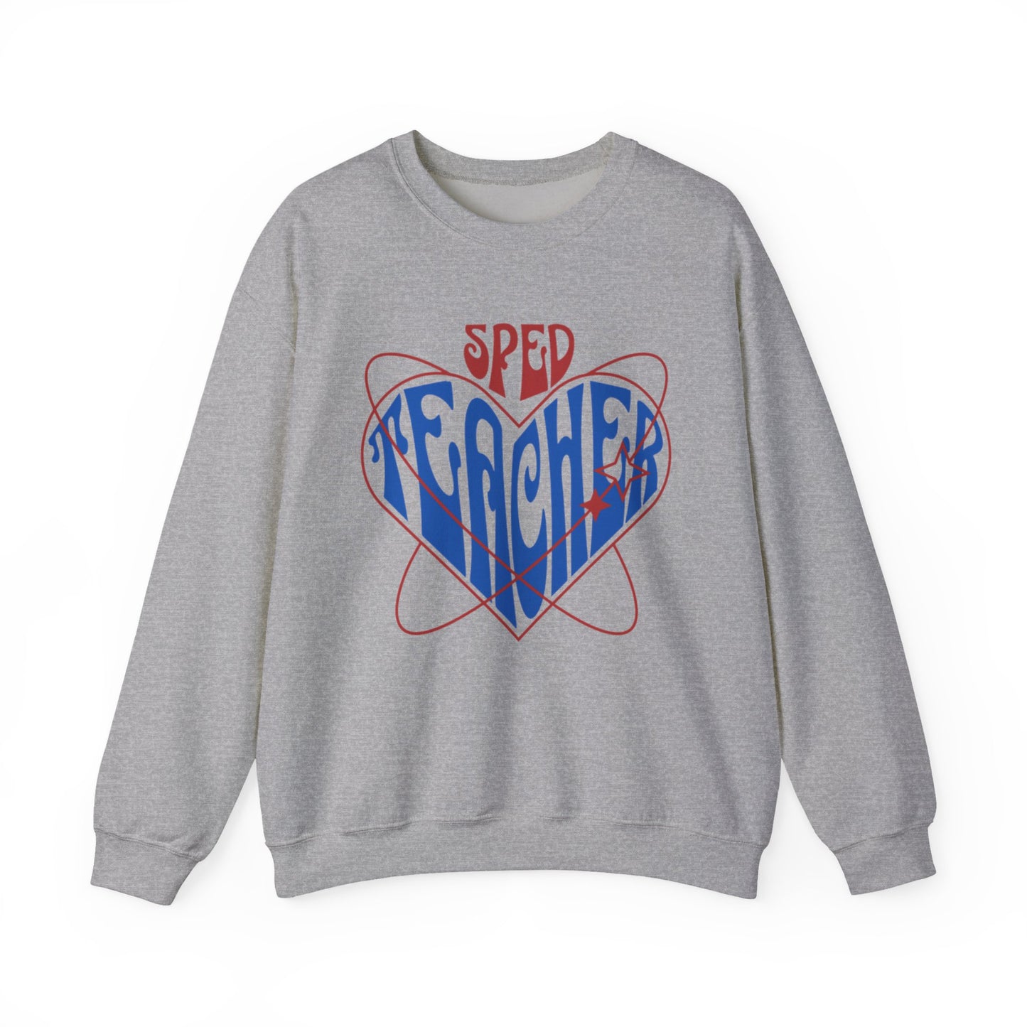"SPED TEACHER HEART" Crewneck