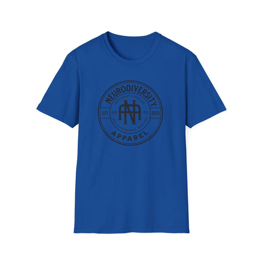 "Neurodiversity Apparel" Logo Adult T Shirt