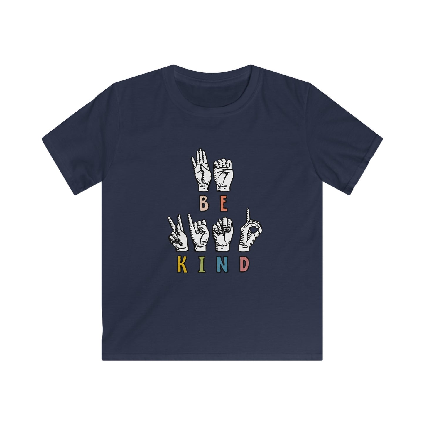 "Be Kind Sign Language Youth" T Shirt