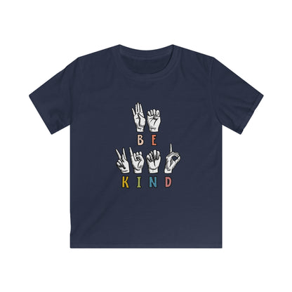 "Be Kind Sign Language Youth" T Shirt