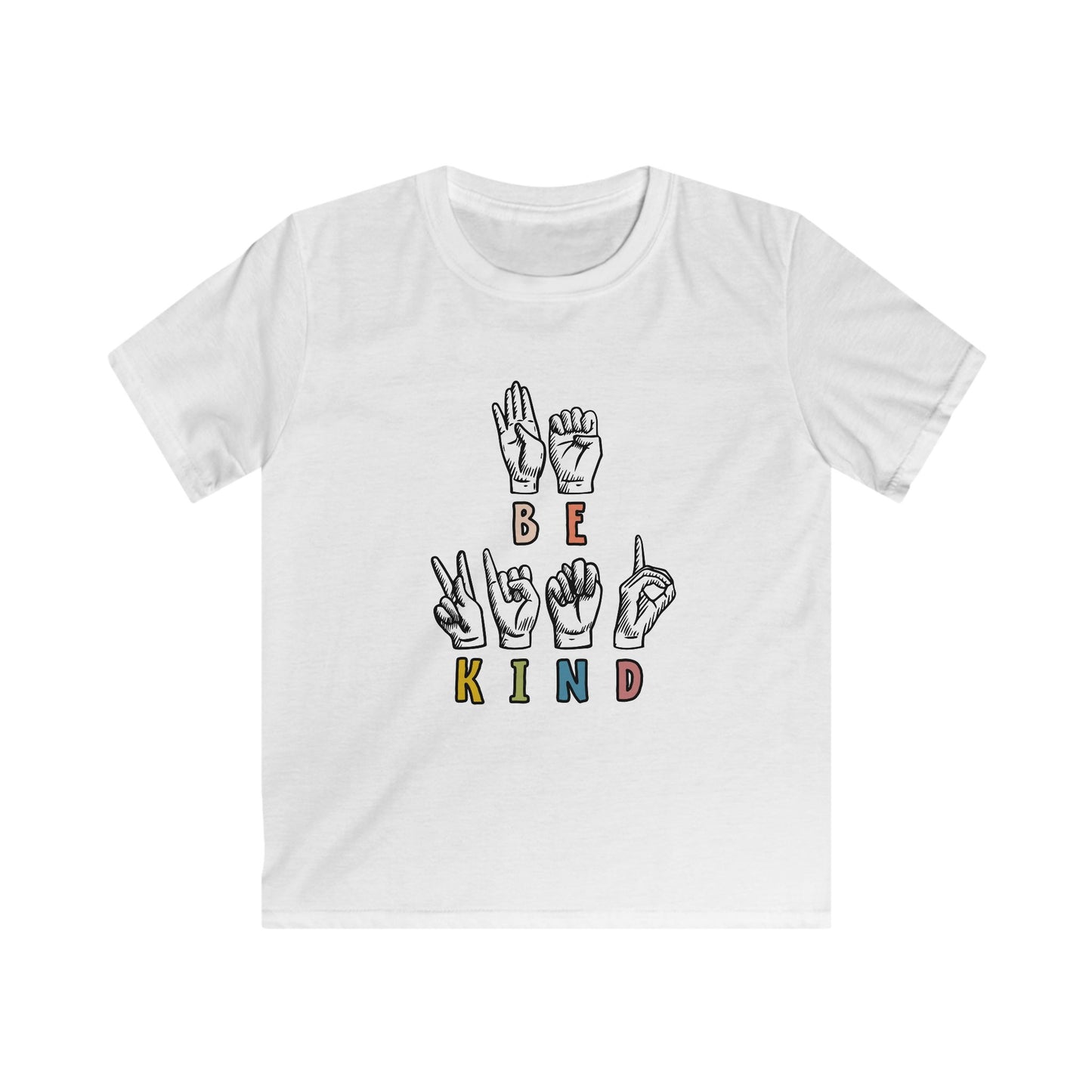 "Be Kind Sign Language Youth" T Shirt