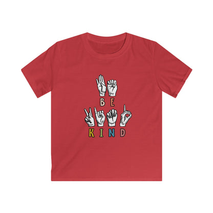 "Be Kind Sign Language Youth" T Shirt