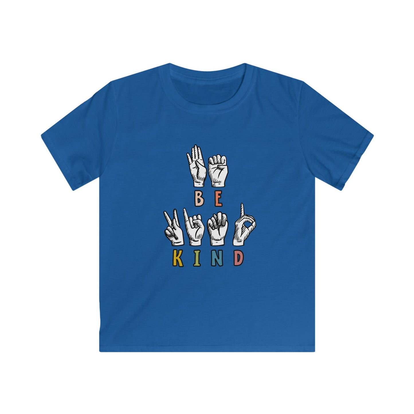 "Be Kind Sign Language Youth" T Shirt