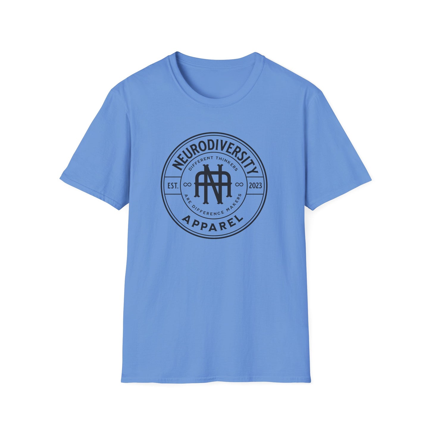 "Neurodiversity Apparel" Logo Adult T Shirt