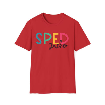 SPED Teacher T-Shirt — Colorful Special Education Shirt for Teachers