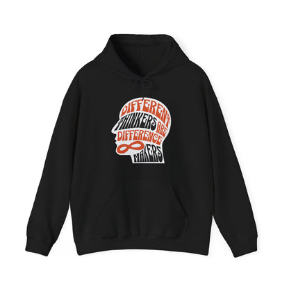 “Different Thinkers Are Difference Makers”  Adult Hoodie