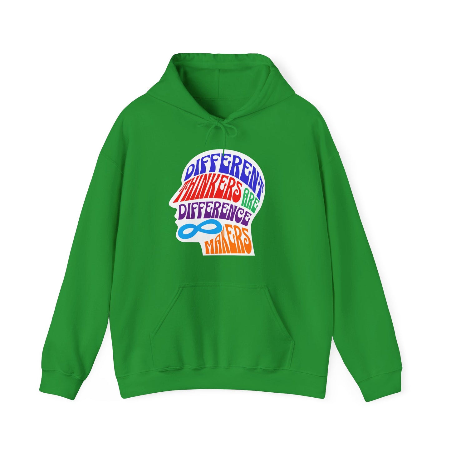 "Different Thinkers Are Difference Makers" Adult Hoodie