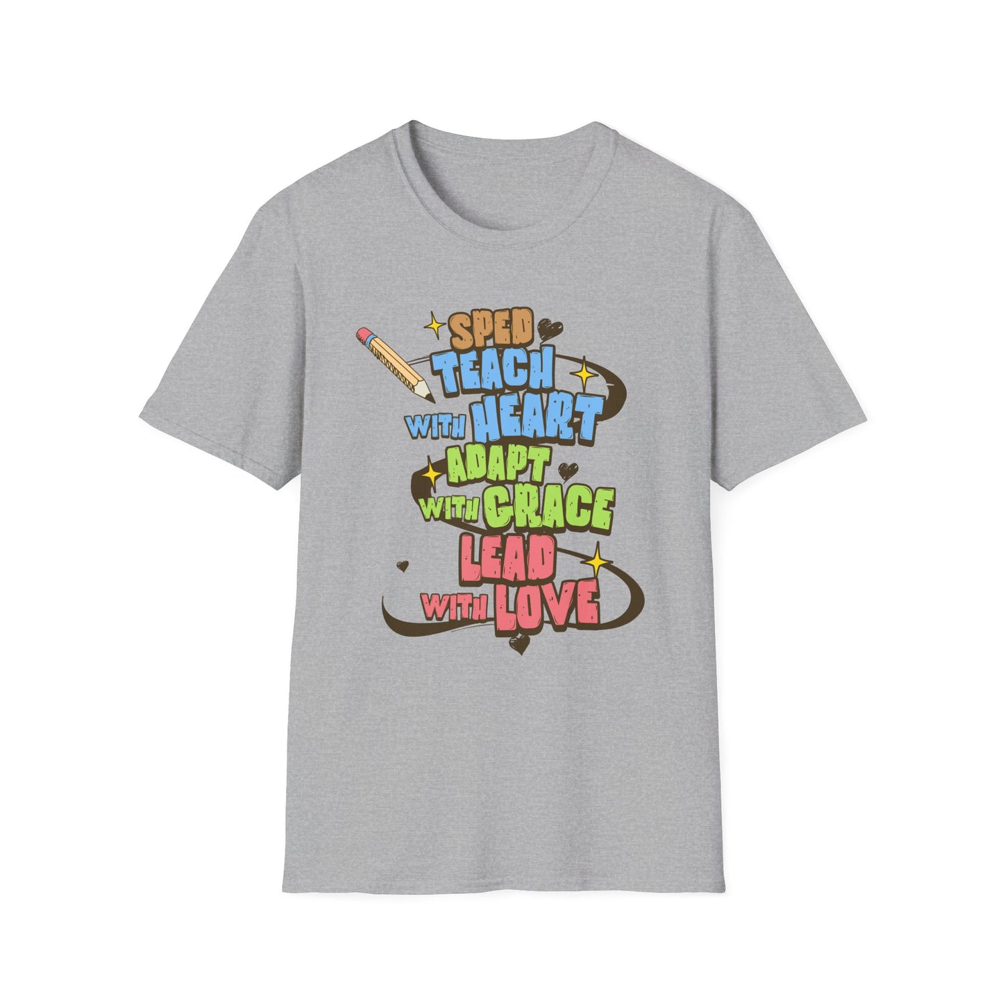 "TEACH, ADAPT, LEAD” Adult T-Shirt