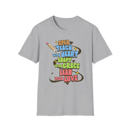 "TEACH, ADAPT, LEAD” Adult T-Shirt