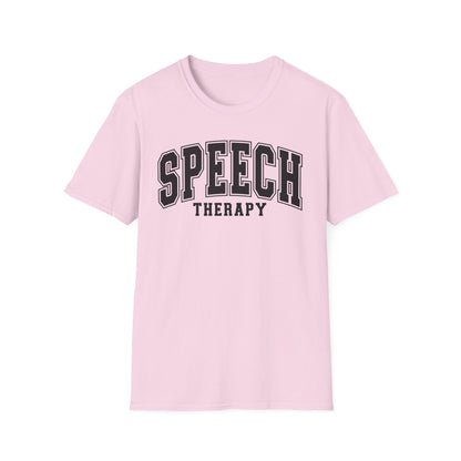 "Speech Therapy University Print" Adult T-Shirt