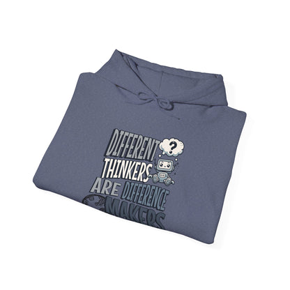 "DIFFERENT THINKERS ARE DIFFERENT MAKERS" Adult Hoodie