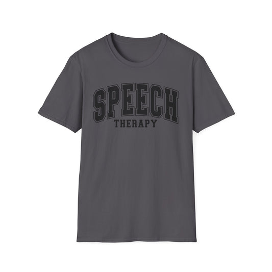 "Speech Therapy University Print" Adult T-Shirt