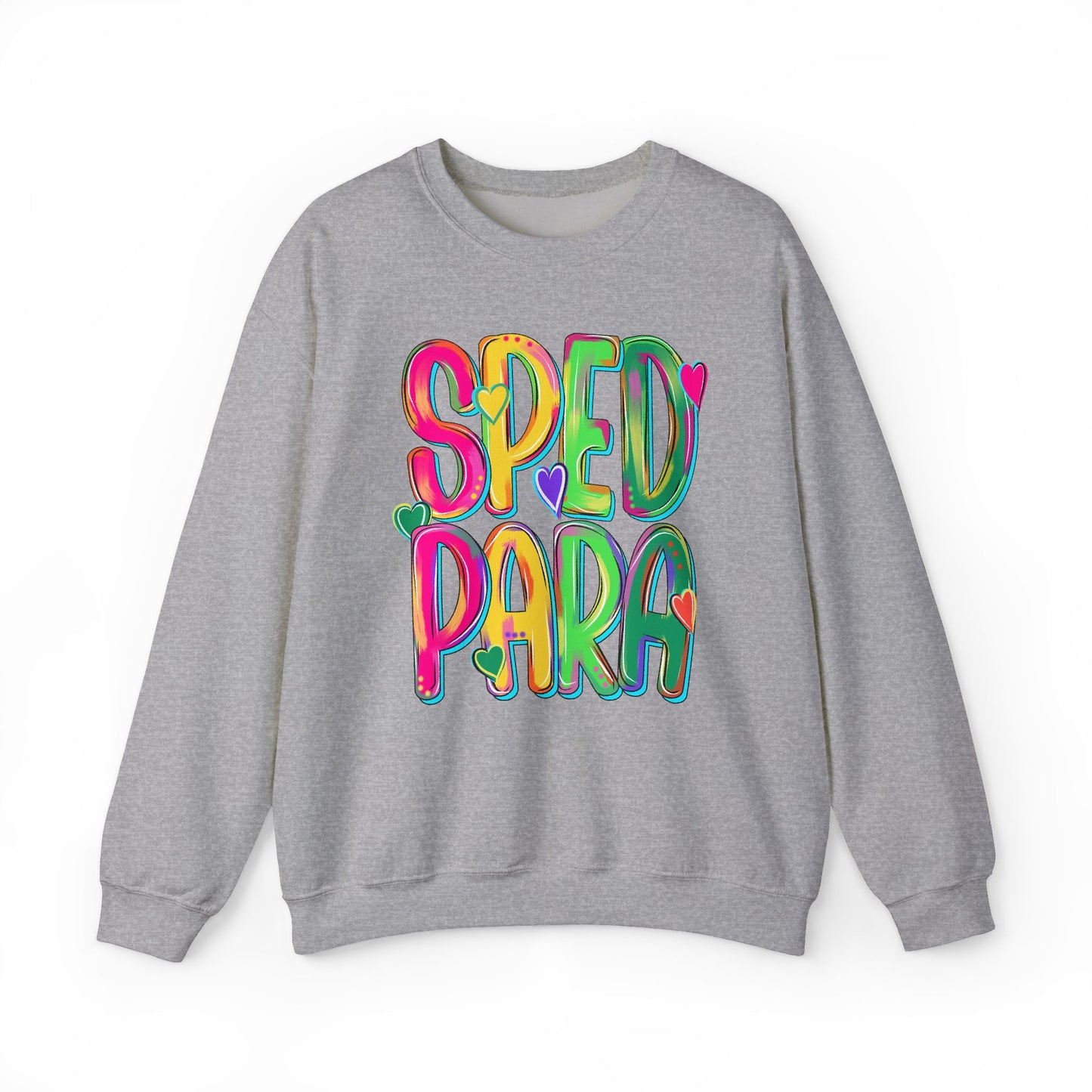 "SPED PARA" Crewneck