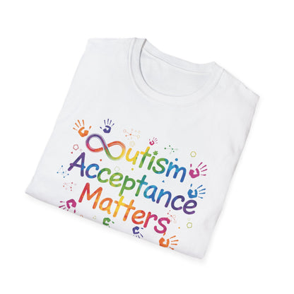 "Autism Acceptance Matters" Adult T-Shirt
