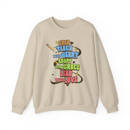 "Teach, Adapt, Lead" Crewneck