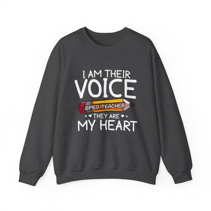"I AM THEIR VOICE" Crewneck Sweatshirt