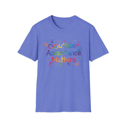 "Autism Acceptance Matters" Adult T-Shirt