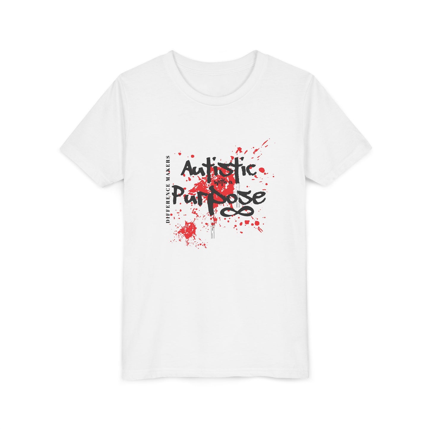 "Autistic With A Purpose" Youth Short Sleeve Tee