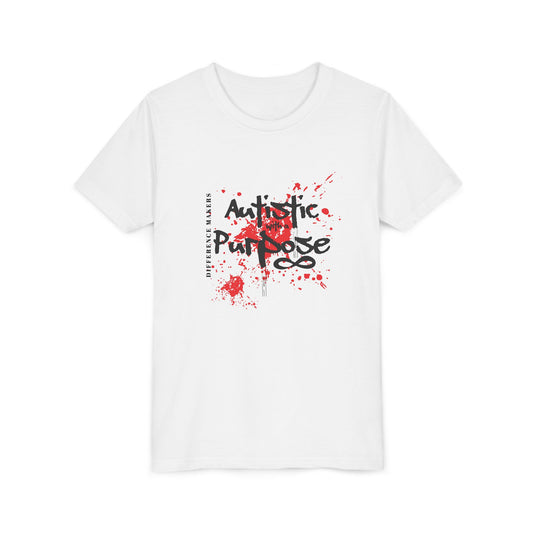 "Autistic With A Purpose" Youth Short Sleeve Tee