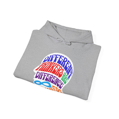 "Different Thinkers Are Difference Makers" Adult Hoodie
