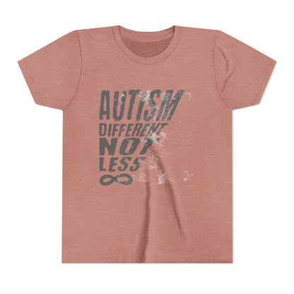 "Autism Different Not Less" Youth T Shirt
