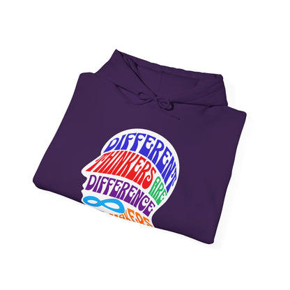 "Different Thinkers Are Difference Makers" Adult Hoodie