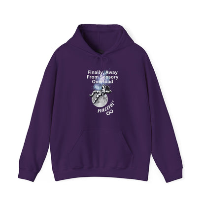 "Finally Away From Sensory Overload" Adult Hoodie
