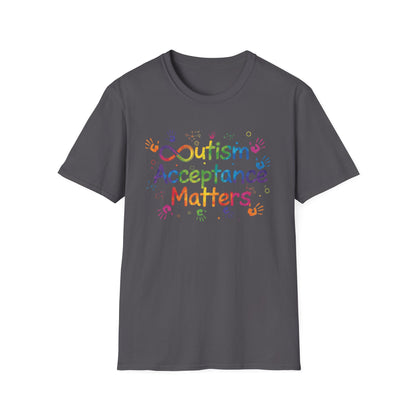 "Autism Acceptance Matters" Adult T-Shirt