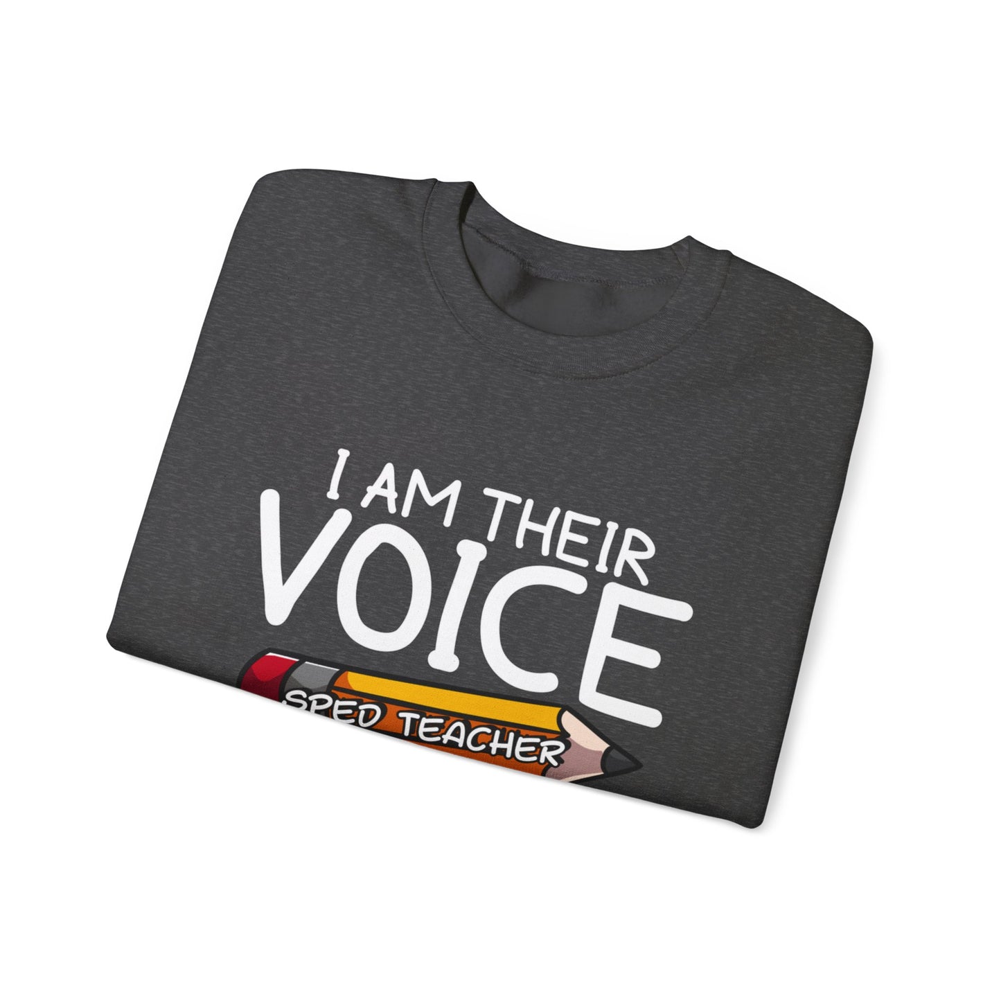 "I AM THEIR VOICE" Crewneck Sweatshirt