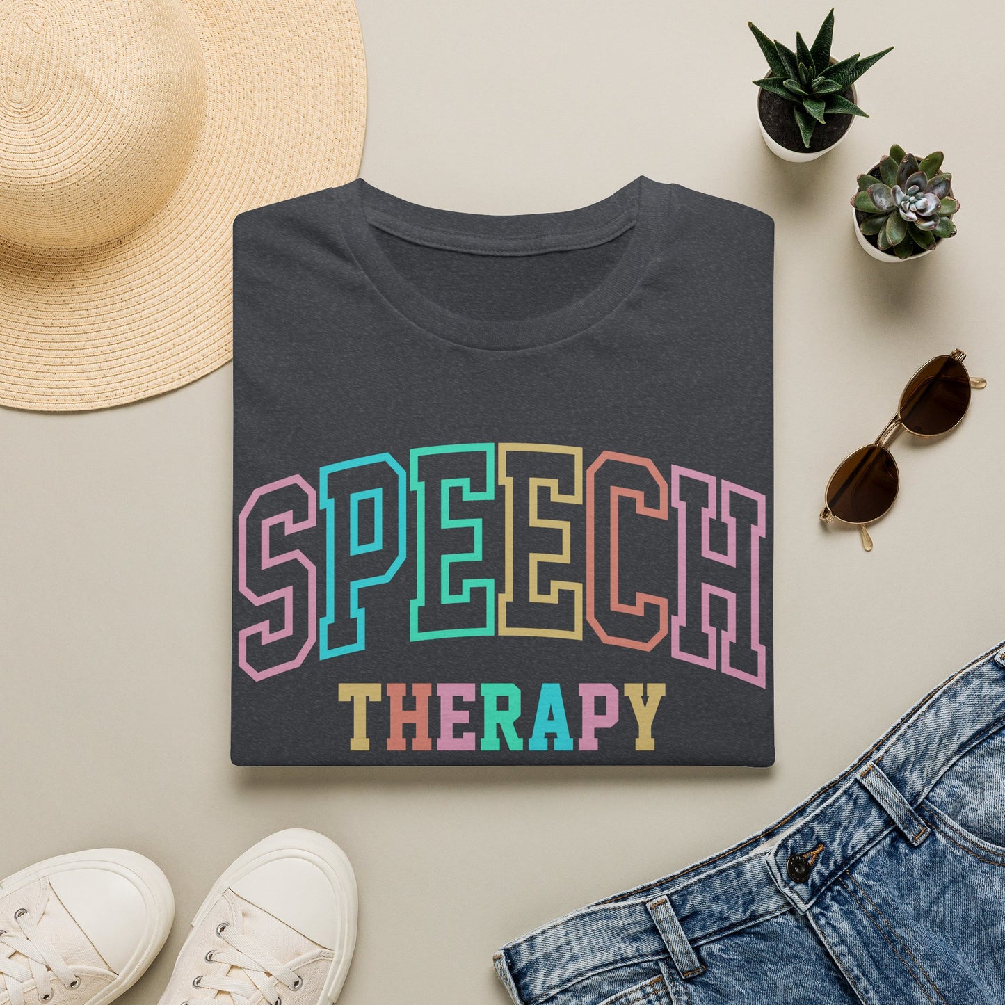SPEECH THERAPY PASTEL ADULT T-SHIRT