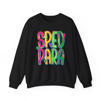 "SPED PARA" Crewneck