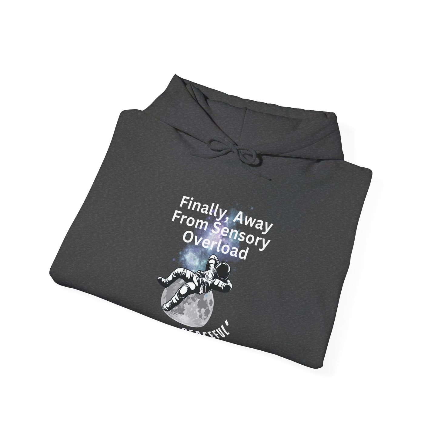 "Finally Away From Sensory Overload" Adult Hoodie