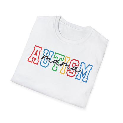 "AUTISM MAMA" Adult T Shirt