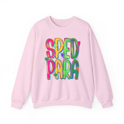 "SPED PARA" Crewneck