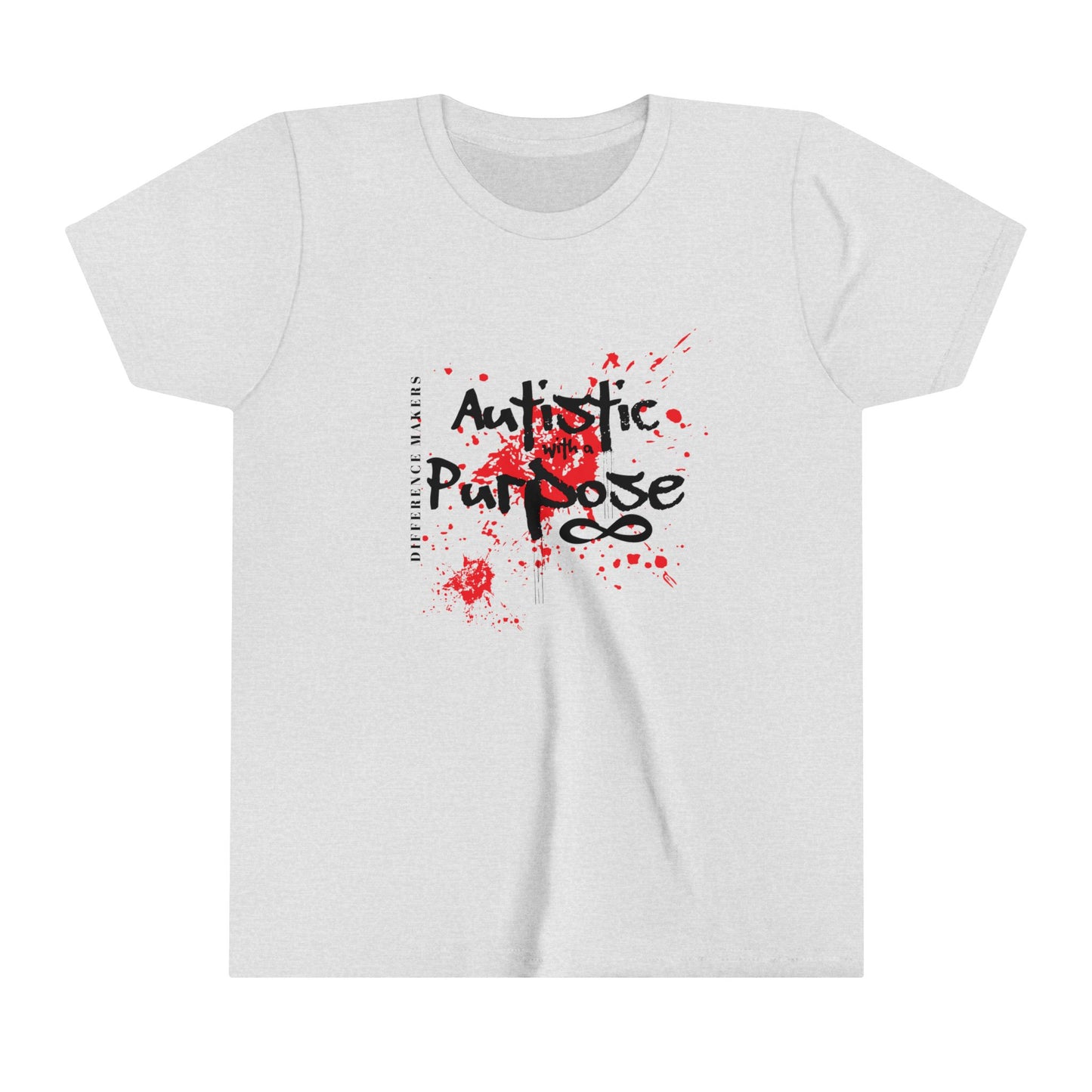 "Autistic With A Purpose" Youth Short Sleeve Tee