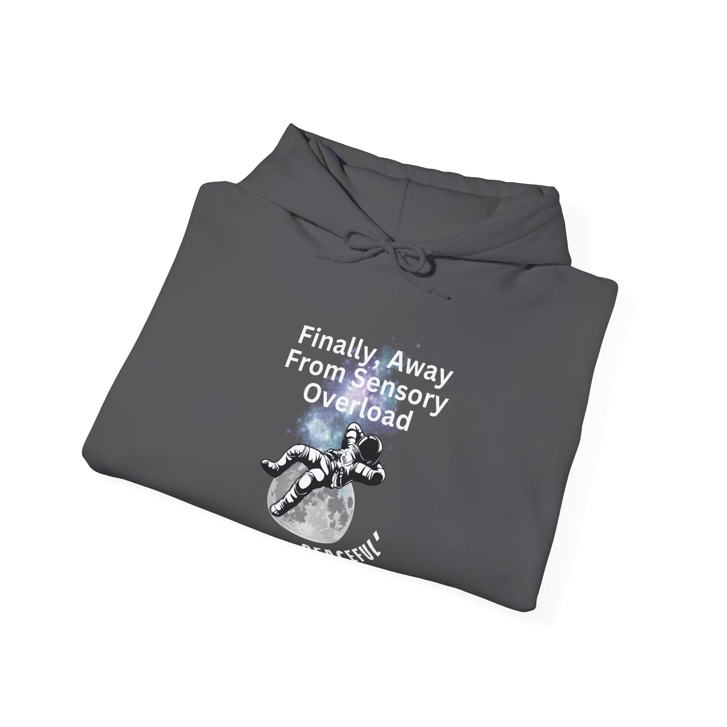 "Finally Away From Sensory Overload" Adult Hoodie